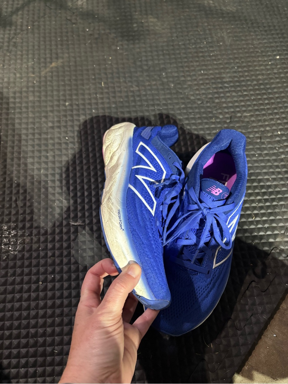 New Balance Royal Blue and White Men's Running Sneakers
